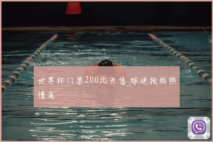 世界杯门票200元开售 球迷抢购热情高