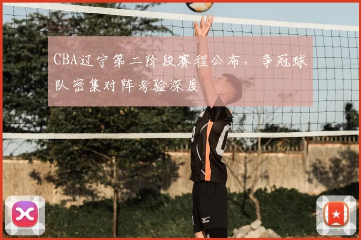 CBA辽宁第二阶段赛程公布，争冠球队密集对阵考验深度