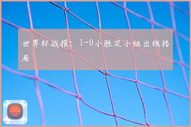 世界杯战报：1-0小胜定小组出线格局