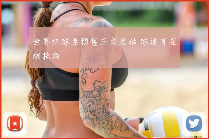 世界杯球票预售正式启动 球迷可在线抢购